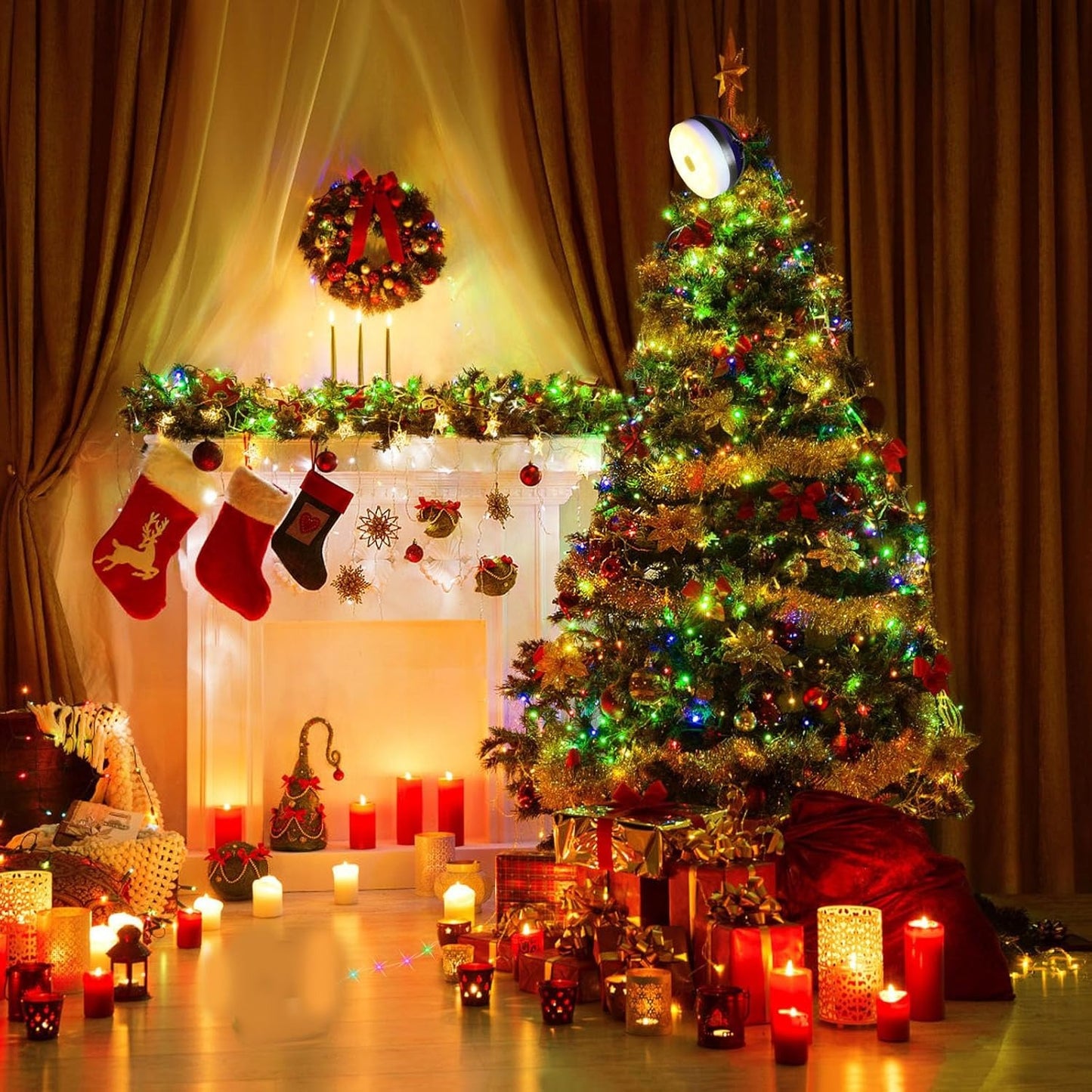 🌟 Luces LED Navideñas 10M – Ilumina la Magia de tu Navidad 🎄