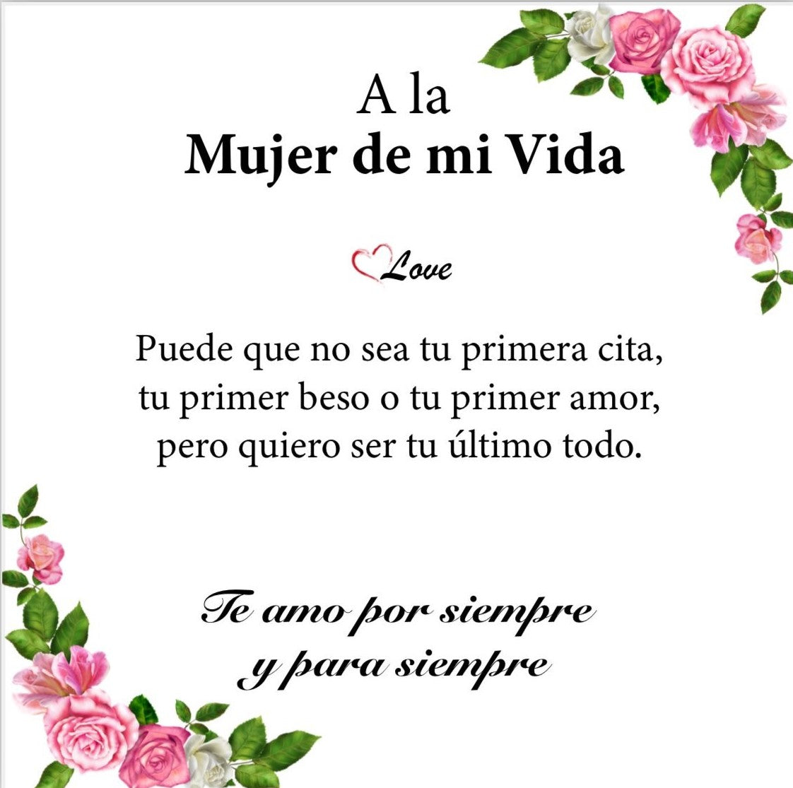 Collar Amor-Eternal™ para mi NOVIA/MUJER con carta especial