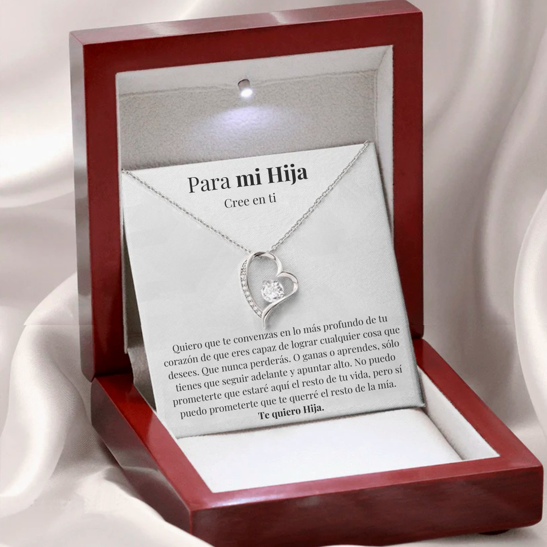 Collar Amor-Eternal™ para mi HIJA con carta especial