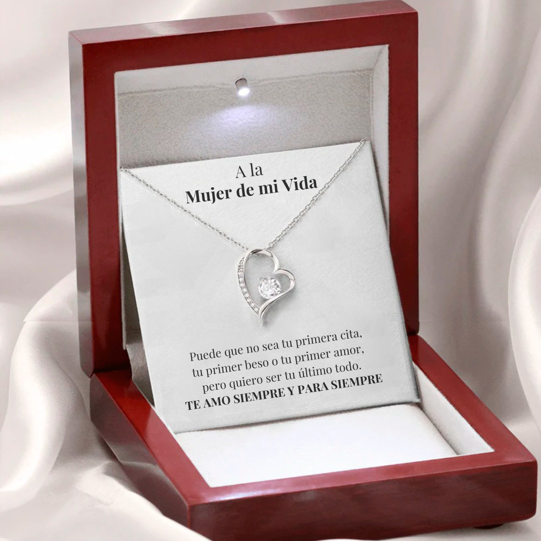 Collar Amor-Eternal™ para mi NOVIA/MUJER con carta especial