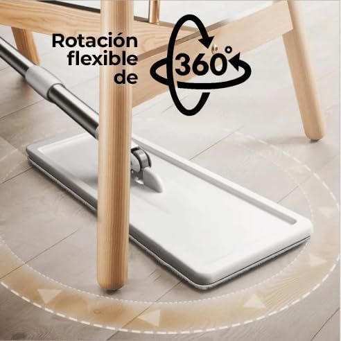 MOPA FREGONA 360° + CUBO + 3 RECAMBIOS GRATIS